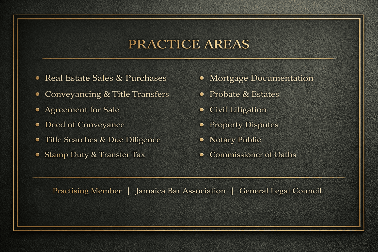 Dawn Campbell-Douglas business card back