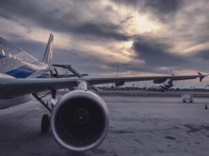Chauffeur at Sangster Airport sunset